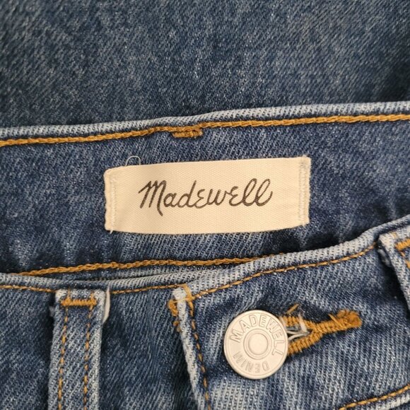 Madewell The Perfect Vintage Straight Jean in Mayfield Wash Womens Size 25 - Picture 5 of 9